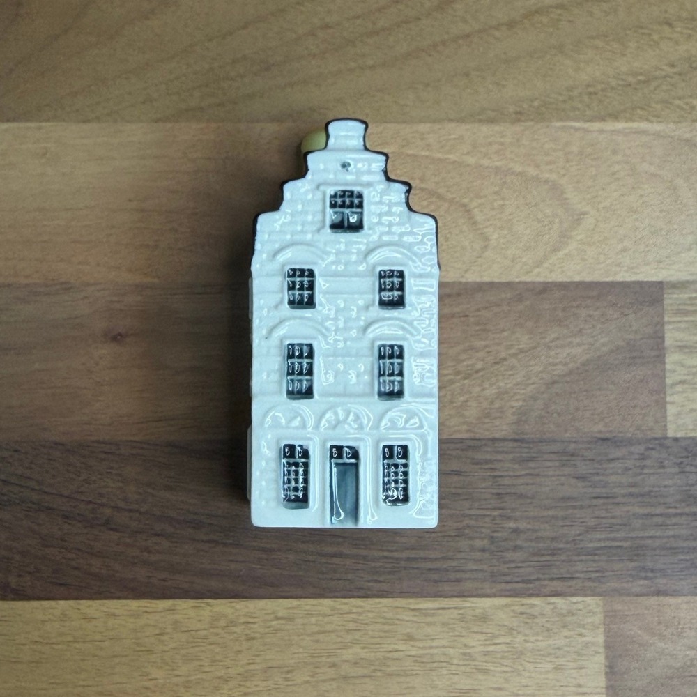 KLM Bols Blue Delft Miniature House 34 Amsterdam Dutch Canal House Sealed 35ml